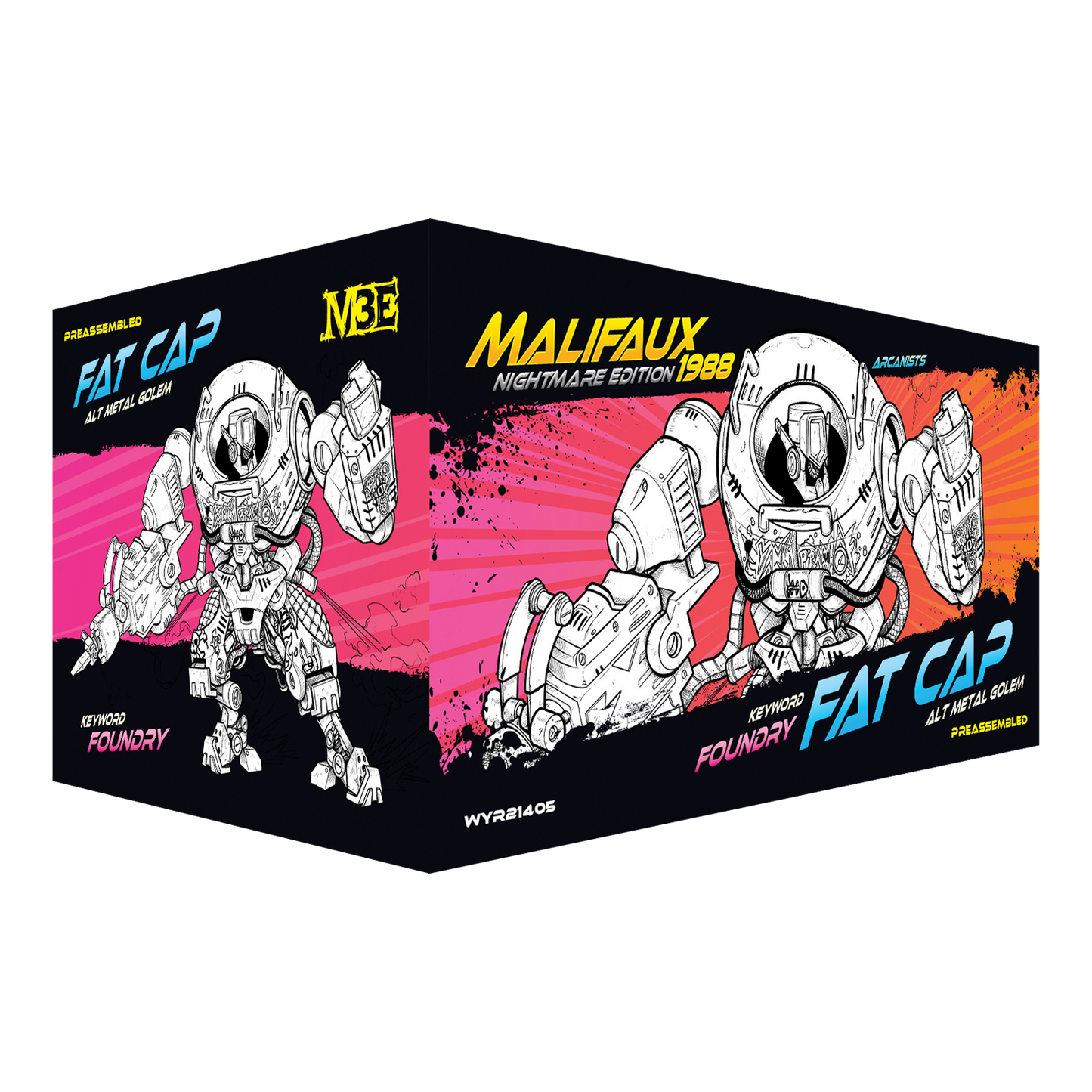 
                  
                    Nightmare Edition - Malifaux 1988 - Fat Cap - Alternative Metal Golem - Wyrd Miniatures - Online Store
                  
                