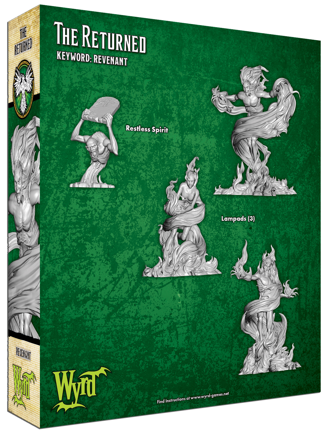 
                    
                      Back view of Wyrd Miniatures The Returned figure, detailed sculpt with dark clothing and haunting expression.
                    
                  