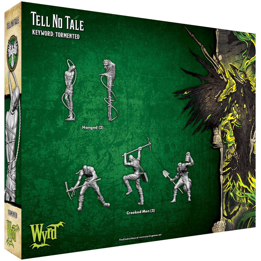 
                    
                      Back view of Wyrd Miniatures Tell No Tales figurine, detailed steampunk-inspired character with intricate costume and accessories.
                    
                  