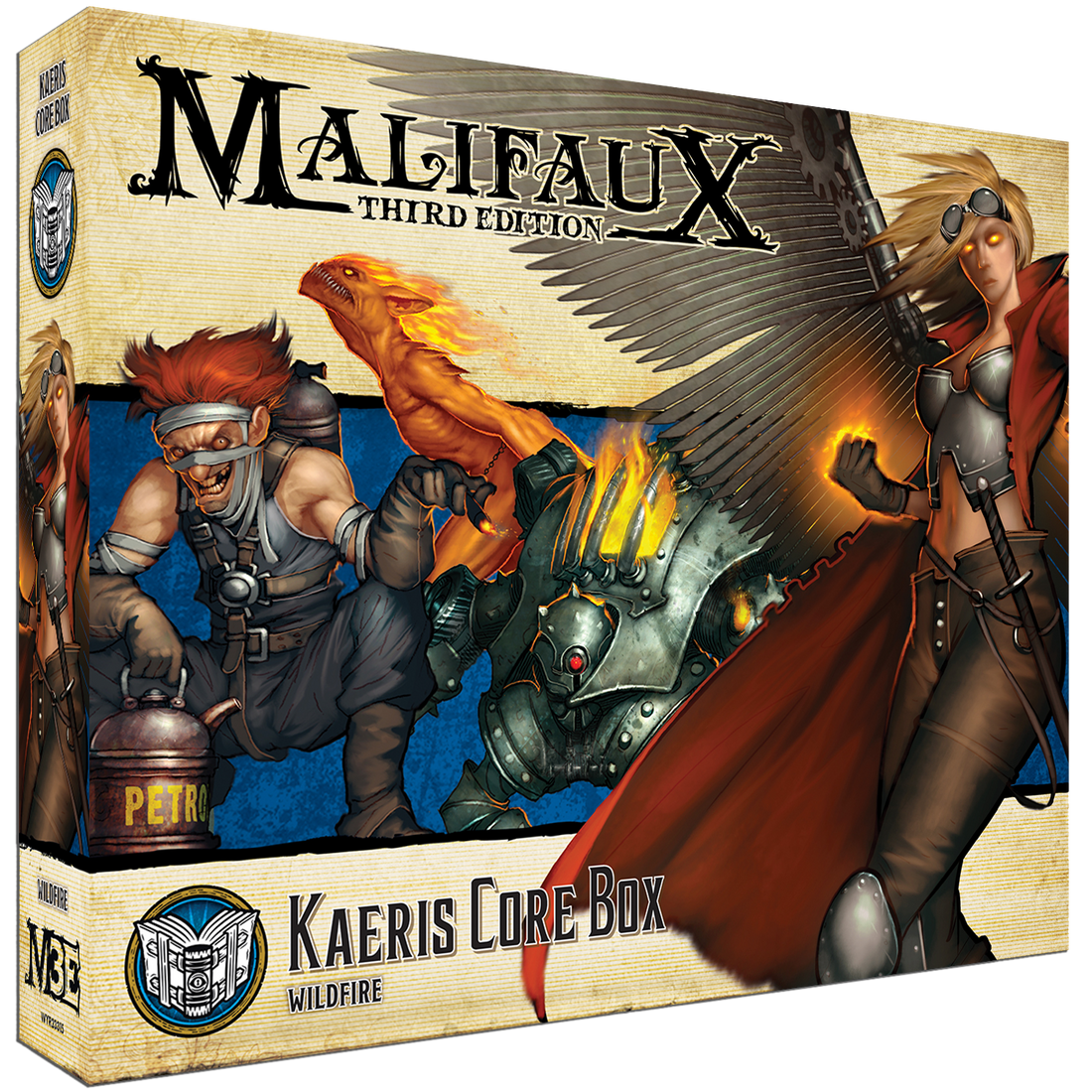 
                    
                      Wyrd Miniatures Kaeris Core Box featuring painted miniatures, terrain pieces, and accessories for the Kaeris tabletop game.
                    
                  