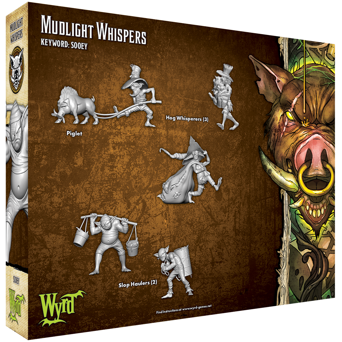 
                    
                      Back view of Wyrd Miniatures Mudlight Whispers miniature, detailed dark fantasy character with intricate armor and mystical design.
                    
                  