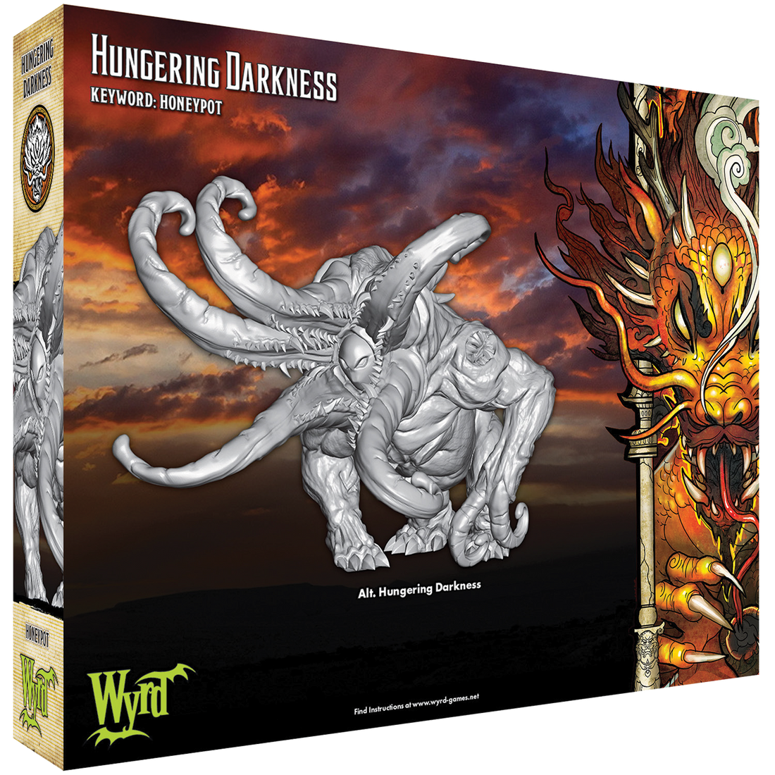 
                    
                      Wyrd Miniatures Hungering Darkness toy figure from the Toys & Games category, shown from the back with detailed sculpting.
                    
                  
