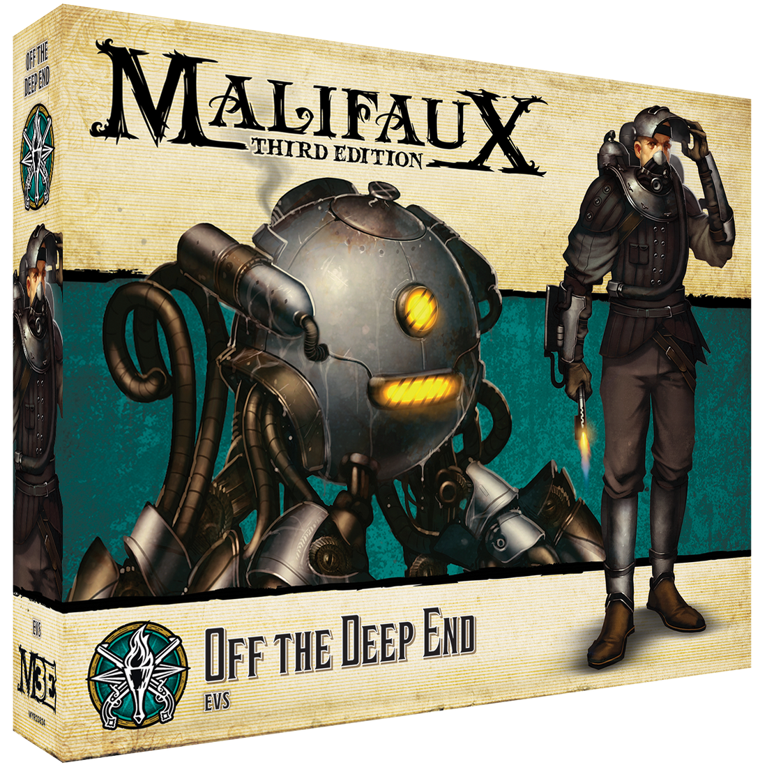 
                    
                      Front view of the Wyrd Miniatures Off The Deep End figurine showcasing detailed sculpting and vibrant paintwork.
                    
                  