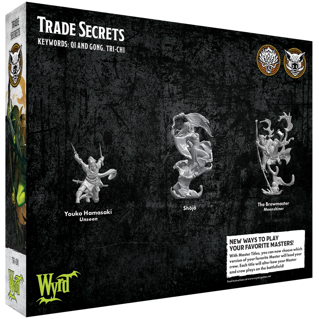 
                    
                      Back view of Wyrd Miniatures Trade Secrets figure from the WYR23908 set, showcasing detailed costume and accessories.
                    
                  