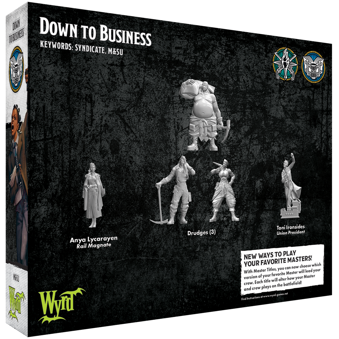 
                    
                      Back view of the Wyrd Miniatures Down to Business figurine, detailed miniature model for tabletop gaming and display.
                    
                  