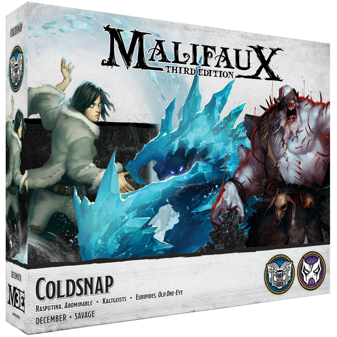 
                    
                      Wyrd Miniatures Malifaux Coldsnap miniature figure, front view showcasing detailed sculpt and icy theme, part of the Wyrd Miniatures collection
                    
                  