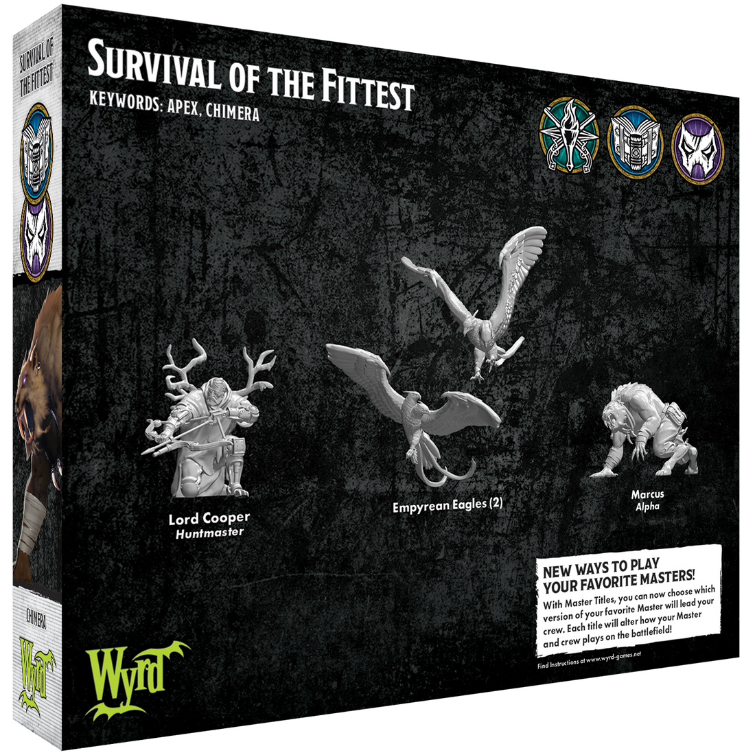 
                    
                      Back view of Wyrd Miniatures' Survival of the Fittest miniature, featuring detailed sculpting and dynamic pose.
                    
                  