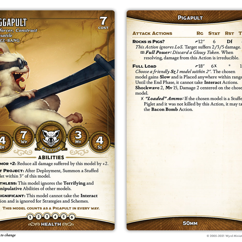 
                  
                    Limited Edition - Eggapult and Daredeviled Egg - Wyrd Miniatures - Online Store
                  
                