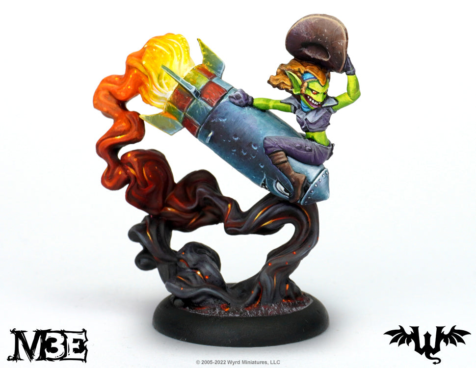 
                    
                      Painted Wyrd Miniatures Twisted Alternatives Don't Worry Be Zappy figure with vibrant colors and intricate details.
                    
                  