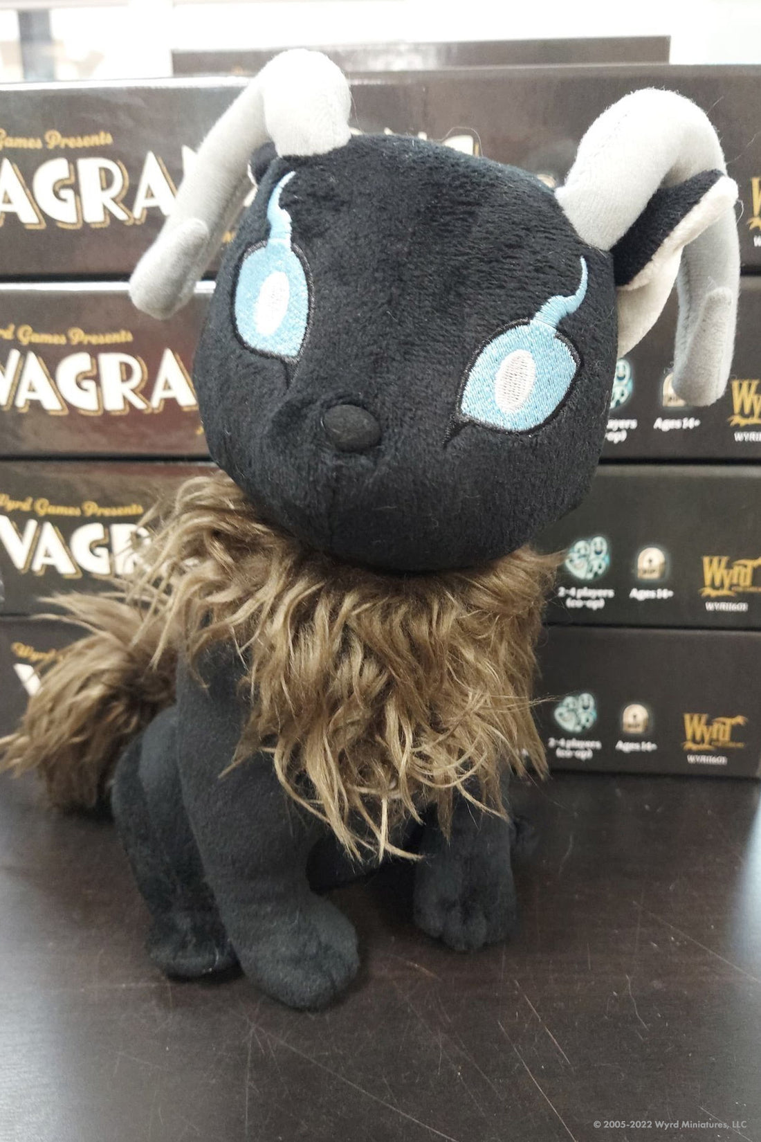 
                    
                      Wyrd Vagrantsong plush toy featuring DC character with Junk Cards, soft fabric and detailed design.
                    
                  