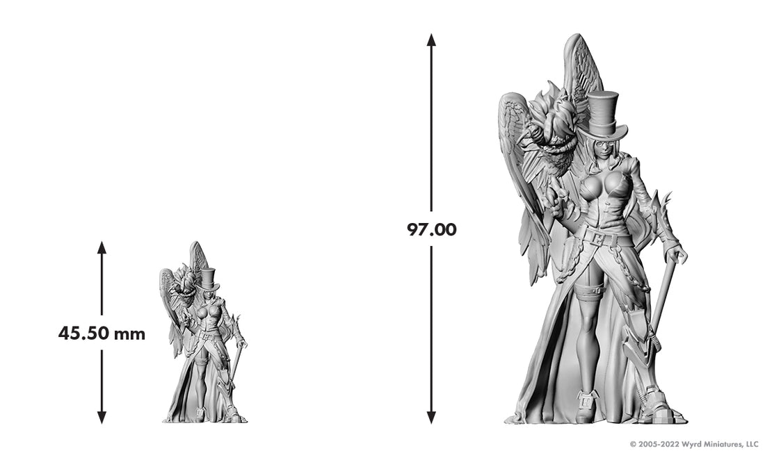 
                    
                      Wyrd Miniatures Iconic - The Path Not Taken Malifaux Iconic Box featuring Lady Justice miniature with detailed sculpt and vibrant paint.
                    
                  