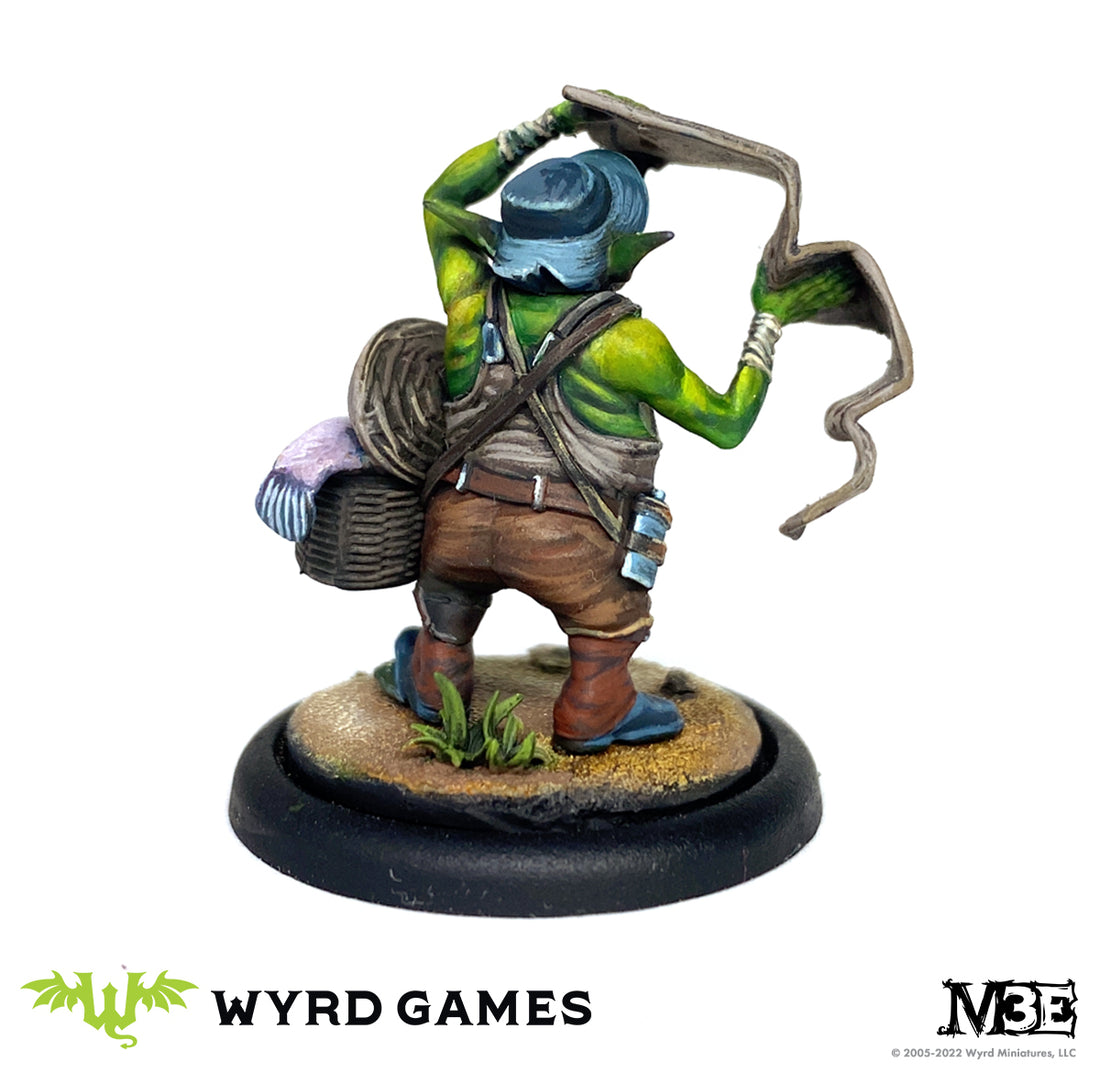 
                    
                      Miniature figure of Beau Fishbocker from Wyrd Miniatures' Navigating Chaos set, detailed sculpt with vibrant colors.
                    
                  
