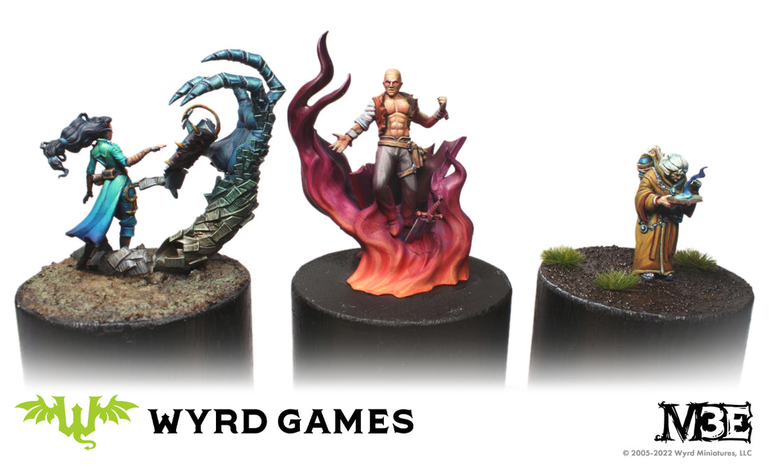 
                    
                      Miniature figure from Untold Tales by Wyrd Miniatures, featuring detailed fantasy character with elaborate costume and accessories.
                    
                  