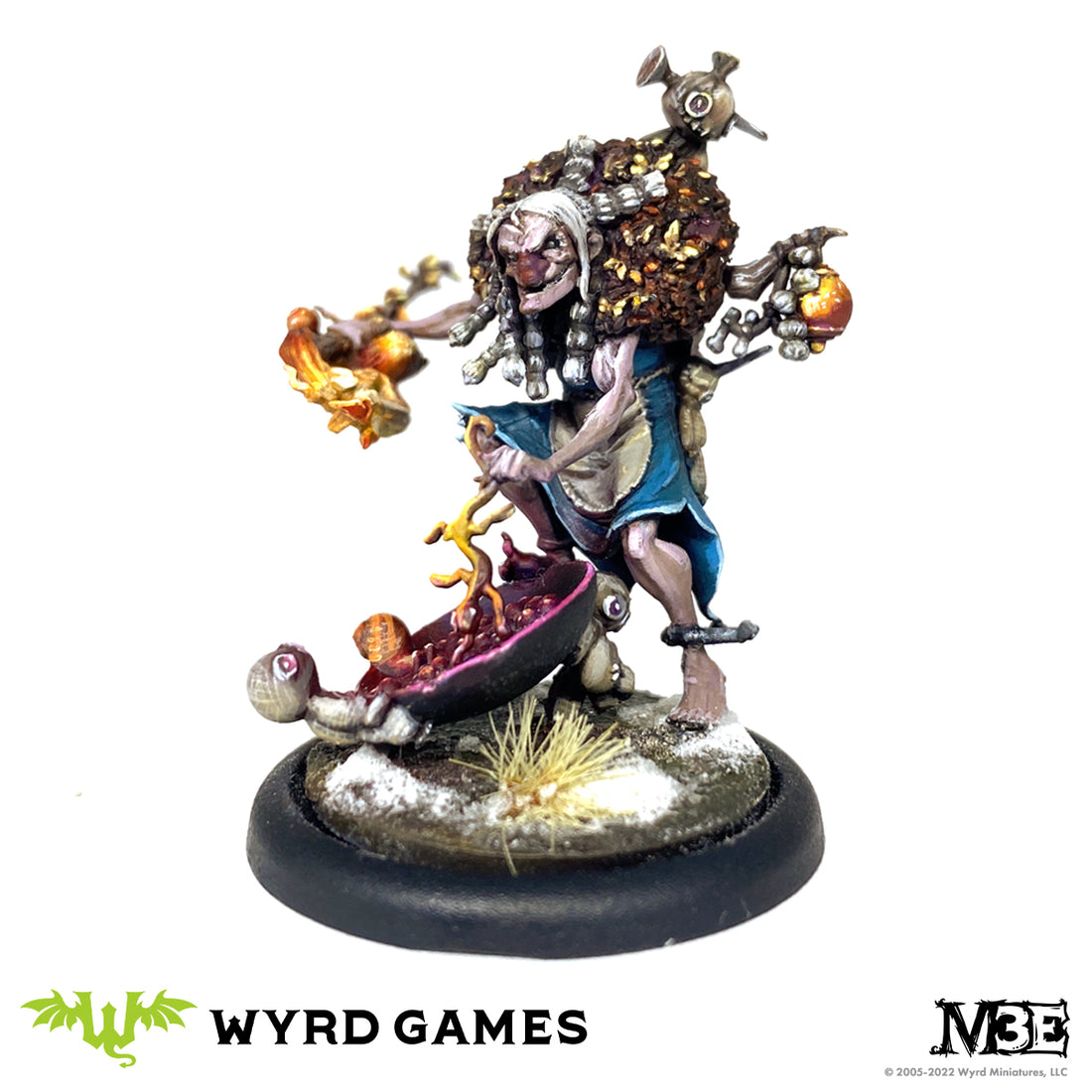 
                    
                      Fates Entwined Wyrd Miniatures Zoraida Swamp Hag model with detailed swamp-inspired costume and mystical accessories.
                    
                  