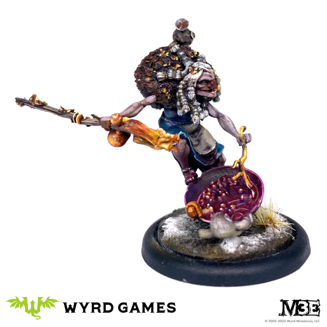 
                    
                      Wyrd Miniatures Fates Entwined Zoraida Swamp Hag figure with detailed swamp-themed costume and mystical accessories.
                    
                  