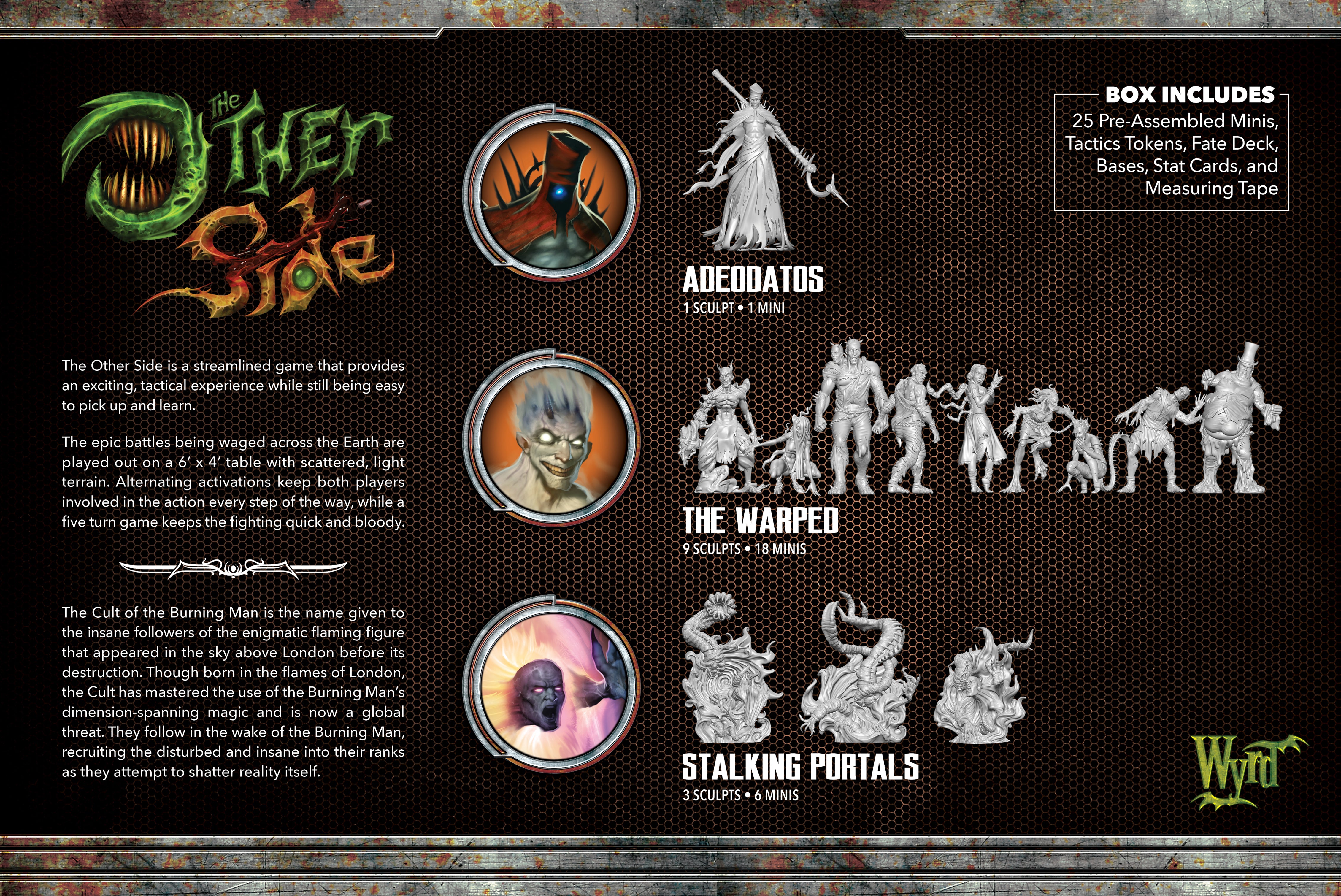 Cult of the Burning Man Allegiance Box - Wyrd Miniatures - Online Store