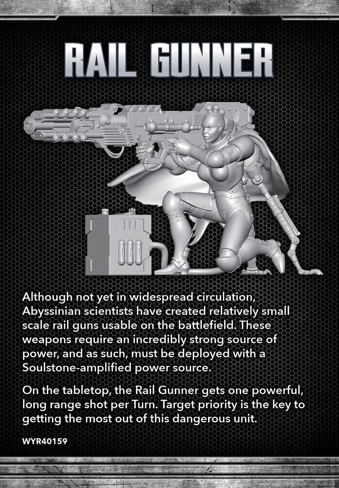 
                    
                      Rail Gunner - Wyrd Miniatures - Online Store
                    
                  