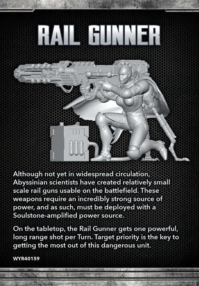 
                  
                    Load image into Gallery viewer, Rail Gunner - Wyrd Miniatures - Online Store
                  
                