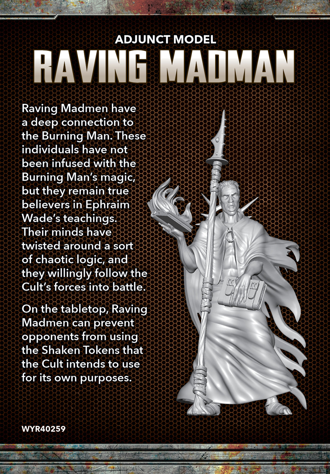 
                    
                      Raving Madman - Wyrd Miniatures - Online Store
                    
                  