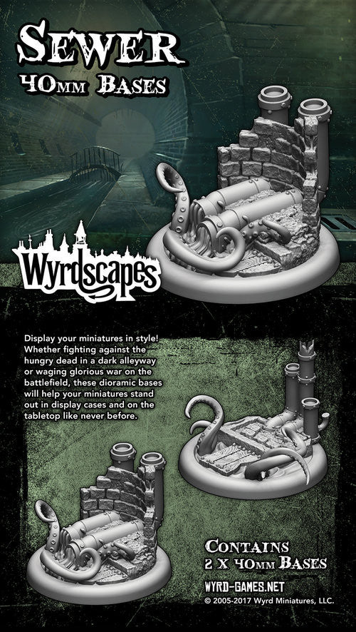 Wyrdscape Sewer 40mm - Wyrd Miniatures - Online Store
