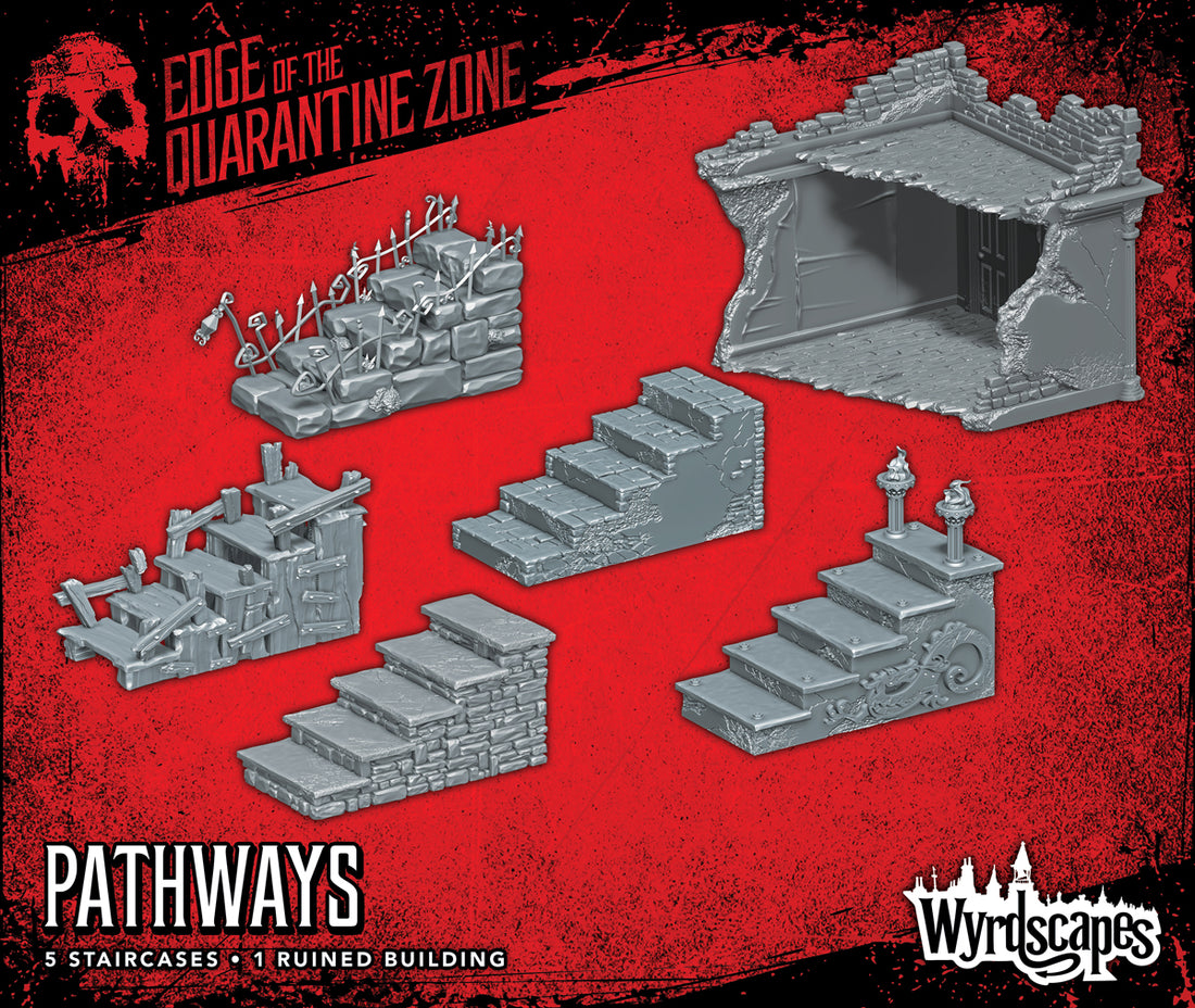 
                    
                      Wyrdscapes Pathways terrain piece for Malifaux, featuring detailed miniature landscape with winding paths and textured ground.
                    
                  