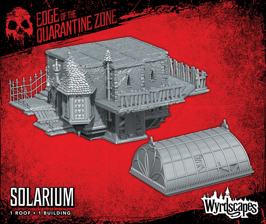 
                    
                      WyrdScapes Solarium Malifaux terrain by Wyrd Miniatures featuring a glowing, futuristic structure with intricate details and metallic accents.
                    
                  