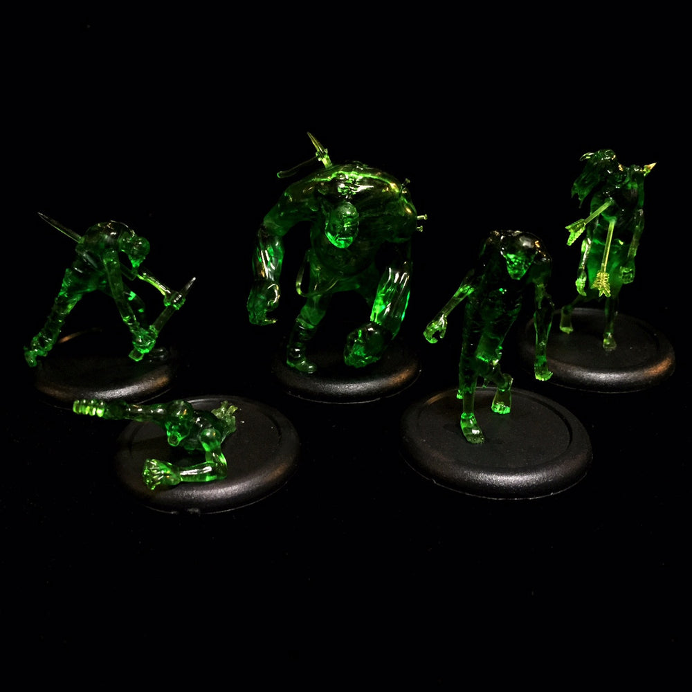 
                  
                    Limited Edition - Mindless Zombie (5 Pack) - Green Translucent - Wyrd Miniatures - Online Store
                  
                