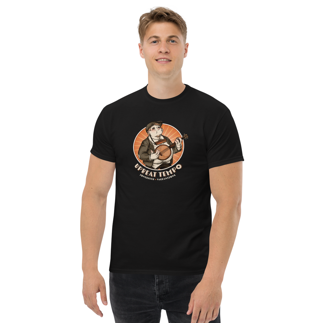 
                    
                      Vagrantsong Songsmith Men's classic T-Shirt - Wyrd Miniatures - Online Store
                    
                  