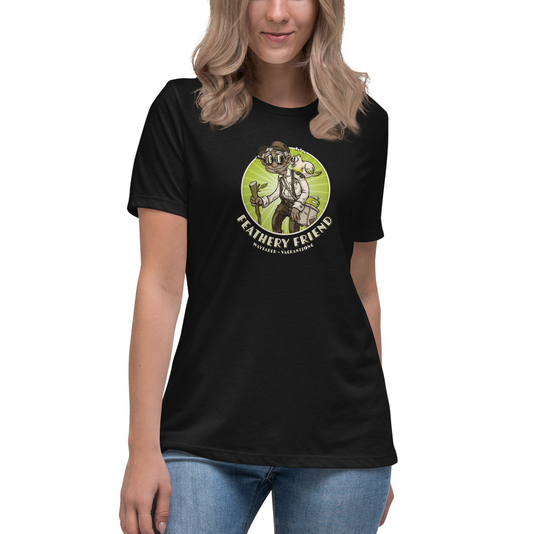 
                    
                      Vagrantsong Wayfarer Women's Relaxed T-Shirt - Wyrd Miniatures - Online Store
                    
                  
